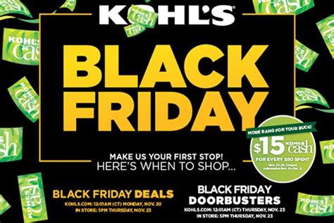 what time does black friday start at kohl's